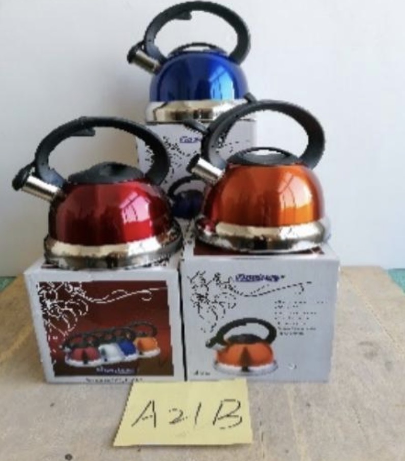 Deluxe Metallic Color Whistling Kettle 2.5l