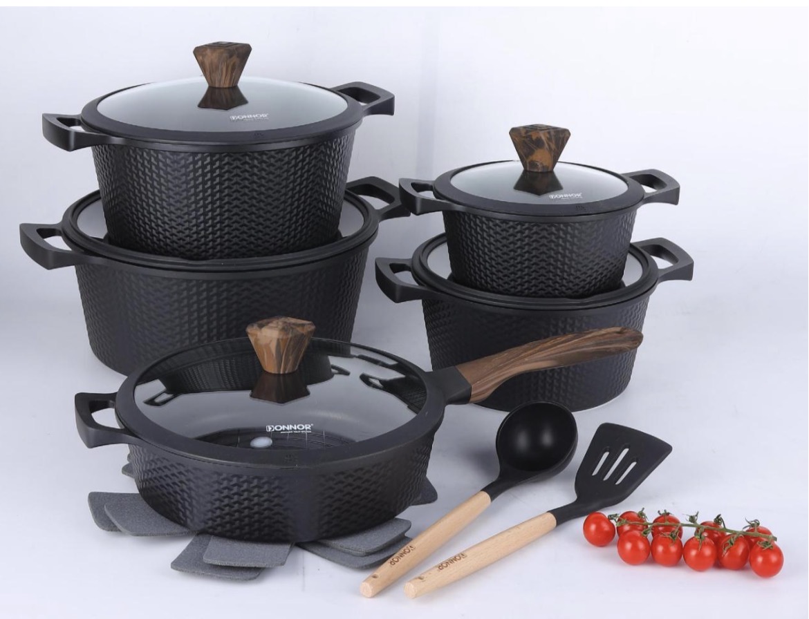 Monarch Granite Cookware Set (15pcs)