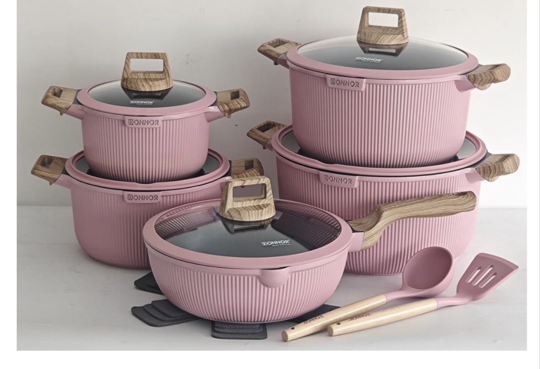 Victoria Granite Cookware Set(15pcs)