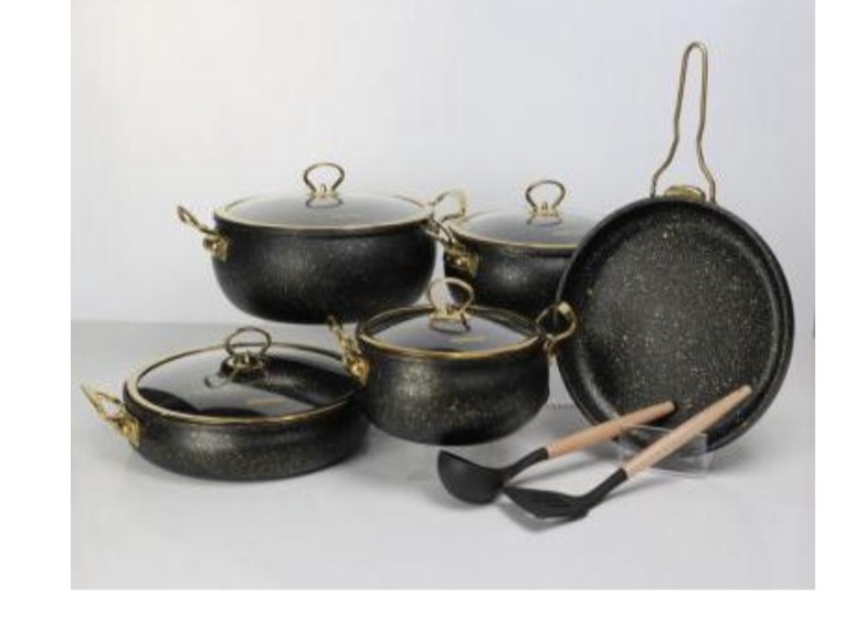 Granite 11 pcs Cookware Set